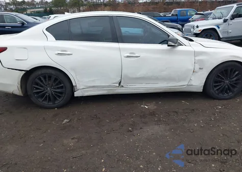 2019 Infiniti Q50 3.0T Luxe z USA, uszkodzony, nr VIN JN1EV7AP1KM515406
